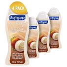 Sabonete líquido, esfoliante de manteiga de coco, 600 ml, pacote com 4 Sabonete líquido, esfoliante de manteiga de coco, 600 ml, pacote com 4
