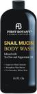 Sabonete líquido First Botany ALL Natural 480 ml de mucina de caracol de melaleuca Sabonete líquido First Botany ALL Natural 480 ml de mucina de caracol de melaleuca