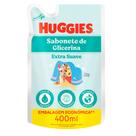 Sabonete Líquido Glicerina Huggies Extra Suave Refil 400ml