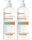 Sabonete líquido KERAPIL Esfoliante com ácido salicílico 480 mL x 2