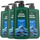 Sabonete líquido masculino Irish Spring Moisture Blast 887 ml, pacote com 4