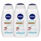 Sabonete Líquido Nivea Leite de Coco e Amêndoa - 600ml (3 Unidades)