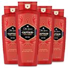 Sabonete Líquido Old Spice Red Collection Captain - 480ml (Kit com 4)