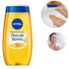 Sabonete Líquido Óleo De Banho Nivea 200ml Hidratação Nutrição Limpeza Suave Maciez Pele Seca
