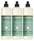 Sabonete líquido para louça Mrs. MEYER'S CLEAN DAY Basil 473 ml - pacote com 3