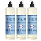 Sabonete líquido para louça Mrs. MEYER'S CLEAN DAY Rain Water 480 mL x3