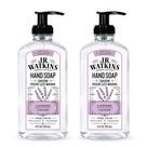 Sabonete líquido para mãos J.R. Watkins Lavender 325 ml, pacote com 2 unidades