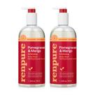 Sabonete líquido RENPURE Romã e Manga 720mL, pacote com 2 Sabonete líquido RENPURE Romã e Manga 720mL, pacote com 2
