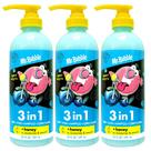 Sabonete líquido, shampoo e condicionador Mr. Bubble Berry Smooth