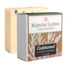 Sabonete Majestic Lather Cedarwood Luxury feito à mão 150 ml Sabonete Majestic Lather Cedarwood Luxury feito à mão 150 ml