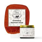 Sabonete Natural Elephant Moroccan Black 200g com luva de banho turco