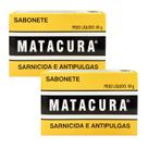 Sabonete para Cães Matacura Sarnicida e Antipulgas 80gr 2un Sabonete para Cães Matacura Sarnicida e Antipulgas 80gr 2un