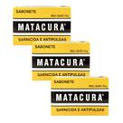 Sabonete para Cães Matacura Sarnicida e Antipulgas 80gr 3un