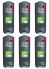Sabonete para corpo e rosto Dove Men Care Extra Fresh 400 ml x 6 pacotes