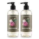 Sabonete para lavagem de mãos Caldrea Rosewater Driftwood 320 ml, pacote com 2