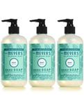 Sabonete para mãos MRS. MEYER'S CLEAN DAY Edição Limitada Mint 375 ml, pacote com 3