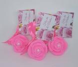 Sabonete Rosa botão de pérolas