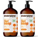 Sabonete, sabonete líquido, banho de espuma, shampoo para todos, 3 em 1, 960 ml