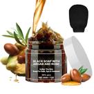 Sabonete Zawina Morocco Black Beldi - Com Argan e Rosa - 250ml