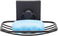 Saboneteira Arthi Preto Design Moderno e Clean Suporte Prático Instalação com Fita 3M Saboneteira Arthi Preto Design Moderno e Clean Suporte Prático Instalação com Fita 3M