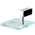 Saboneteira Luxo Vidro De Parede Box Banheiro Suporte Kelly