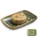 Saboneteira Miamolo Ceramic Antiderrapante, Suporte de Sabonete Antiderrapante para Chuveiro