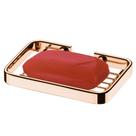 Saboneteira Parede Porta Sabonete Rosé Cobre Banheiro - 2302rg Future Saboneteira Parede Porta Sabonete Rosé Cobre Banheiro - 2302rg Future