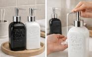 Saboneteira Porta Álcool Gel Dispenser Porta Sabonete Líquido Vidro 450ml Clink