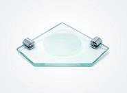 Saboneteira vidro canto 13 x 13 x 6,5 Saboneteira vidro canto 13 x 13 x 6,5