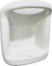 Saboneteira Vintage Porcelana Branca c/ Alça Luxo Banheiro e Lavabo