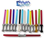 Sabre de luz LEGO Star Wars de brinquedo, cores raras com alças metálicas