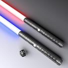 Sabres de luz Beyondtrade Alloy Metal Hilt RGB 15 cores recarregáveis