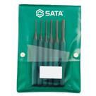 Saca Pino Paralelo Jogo 6 Peças 2,5 a 8mm - Sata Saca Pino Paralelo Jogo 6 Peças 2,5 a 8mm - Sata