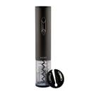 Saca-rolha eletrico aco inox preto 4,5x4,5x22,5cm