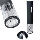 Saca Rolha Elétrico Puerto Abridor De Vinho Inox Preto Automático