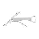 SacaRolhas 3 Funções Branco em Aço Inox com Cabo ABS Tramontina SacaRolhas 3 Funções Branco em Aço Inox com Cabo ABS Tramontina