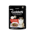Sachê Golden Gourmet Gatos Castrados sabor Carne, Abóbora e Arroz 70 g