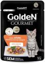 Sachê Golden Gourmet para gatos adultos sabor atum 70g.