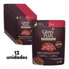 Sache Gran Plus Gato Sabor Carne Combo 12 Unida Sem Corante