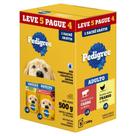 Sachê para Cães Adultos Pedigree Carne e Frango ao Molho 500g (5 unidades) Sachê para Cães Adultos Pedigree Carne e Frango ao Molho 500g (5 unidades)