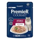 Sachê Premier Gourmet Atum/Arroz Integral Gato Castrado 70g