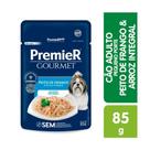 Sachê Premier Gourmet para Cães Adultos Sabor Peito de Frango e Arroz Integral 85 g - PremieR Pet Sachê Premier Gourmet para Cães Adultos Sabor Peito de Frango e Arroz Integral 85 g - PremieR Pet