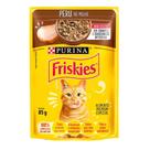 Sachê Purina Friskies Gatos Adultos Peru ao Molho 85g