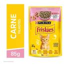Sachê Purina Friskies Para Gatos Filhotes Carne Ao Molho 85g