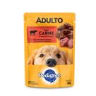 sachê sabor carne para cães