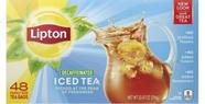 Sachets de Chá Preto Gelado Lipton Descafeinado Sem Açúcar 48 Unidades