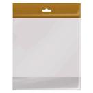 Saco Adesivado com furo Ouro - 15x20 cm - 100 unidades - Cromus - Rizzo
