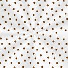 Saco Adesivado Decorado com Aba - Dots Marrom - 100 unidades - Cromus - Rizzo