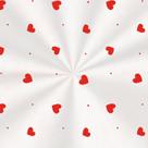 Saco Adesivado Decorado Love Vermelho 15X20 - 100 unidades - Cromus - Rizzo