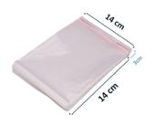 Saco Adesivado Plastico Transparente 14x14 C/ 100 Unidades